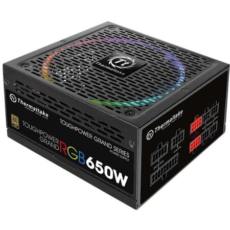 Thermaltake Toughpower Grand RGB 650W 80 PLUS Gold ATX12V 2.4 & EPS12V 2.92 Power PS-TPG-0650FPCGUS-R