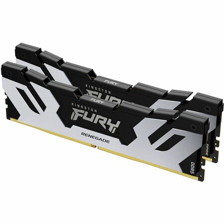 Kingston 64GB 6400MT/S DDR5 CL32 DIMM (KIT OF 2) FURY RENEGADE SILVER XMP KF564C32RSK2-64