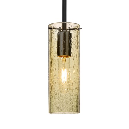 Besa Lighting Besa Juni 10 Pendant, Gold Bubble, Black Finish, 1x 60W MAX E26 Base 1TT-JUNI10GD-BK