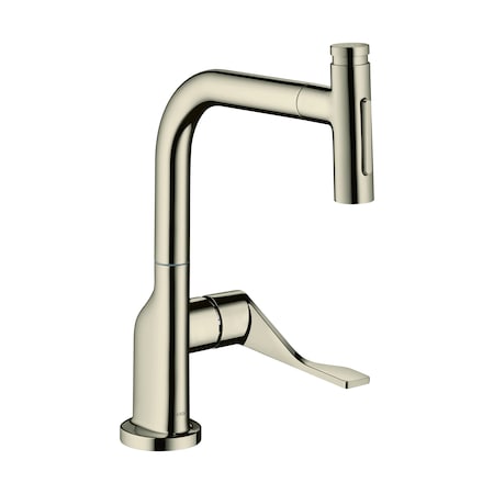 Axor Citterio Kitchen Faucet Select 2-Spray Pull-Out with sBox, 1.75 GPM in Polished Nickel 39862831