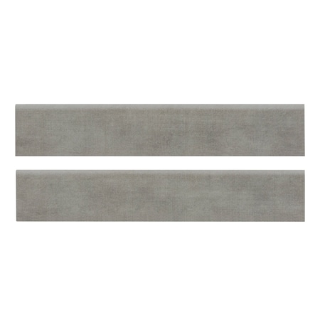 Msi Gridscale Concrete Bullnose 3 In. X 18 In. Matte Glazed Porcelain Wall Tile, 22PK ZOR-PT-TR-0127