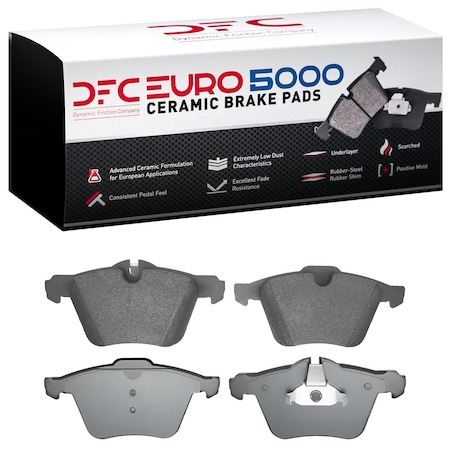 Dfc 5000 Euro Ceramic Disc Brake Pad Set,  1600-1240-00