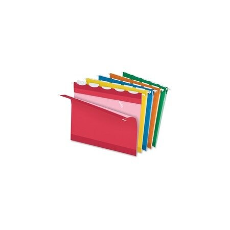 Pendaflex FOLDER, FILE, HNG, LTR, 1/5, AST, 25PK 42592