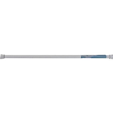 Simple Spaces Shower Curtain Rod, 7-1/2 lb, 41 to 76 in L Adjustable, 1 in Dia Rod, Steel, Powder-Coated SD-SR41-W3L