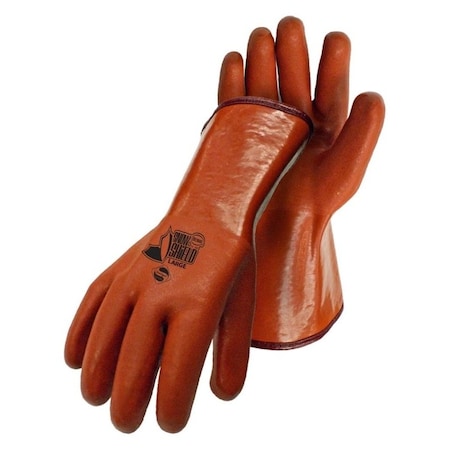 Boss Boss Snow Shield Gloves, Men's, L, Open Cuff, Orange 3600L