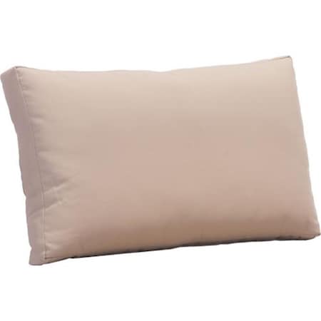 Zuo Glass Beach Back Cushion - Taupe 703598