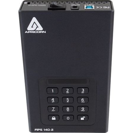 Apricorn FIPS 18TB AEGIS PADLOCK ADT-3PL256F-18TB