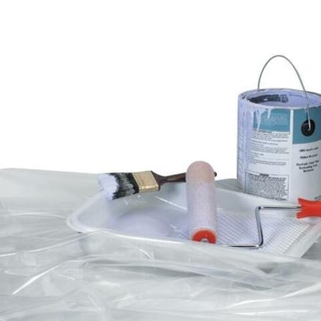 Partners Brand Clear Poly Sheeting, 8 x 200 ft., 1 Mil, Clear 200 ft. L x 96" W x CF108C