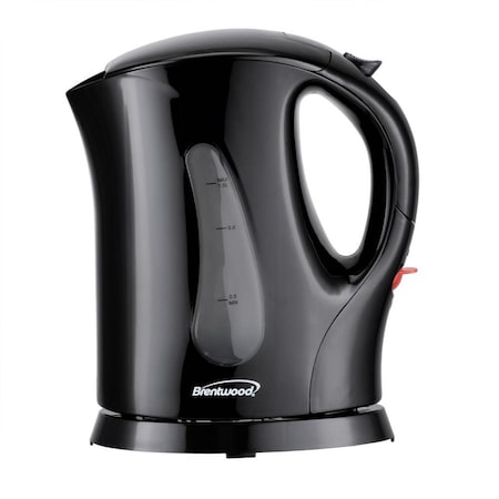 Brentwood Industries 4 Cup 900 Watt Cordless Electric Tea Kettle in Black With Removable Mesh Filter KT-1610BK