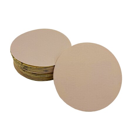 Renegade Products Usa 6 in Gold Hook & Loop Aluminum Oxide Sanding Discs, 50PK PPV6XNHGOLD
