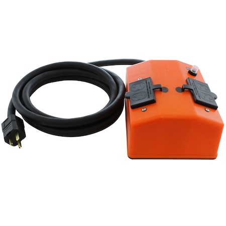 Ac Works NEMA 5-20, NEMA 5-20, 10 ft, Orange S520PDU-010