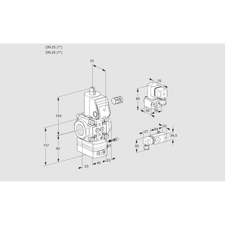 Honeywell Kromschroder VAG125R/NWAE KS88003956