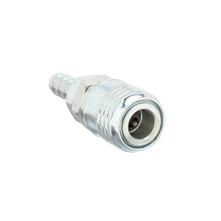 Speedaire Quick Connect Hose Coupling, 1/4 in Body Size, 3/8 in Hose Fitting Size, Sleeve, Socket, 30E680 30E680