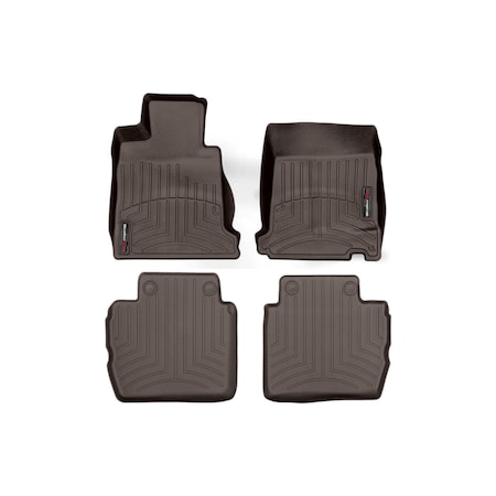 Weathertech Cocoa, Front and Rear Floorliners 47202-1-4