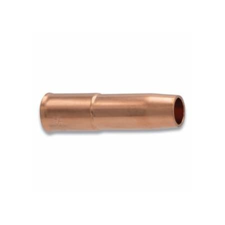 Best Welds MIG Gun Nozzle, 5/8 in Bore, 1/8 in Recess, Tweco Style 24A, Short Stop 900-24A-62SS
