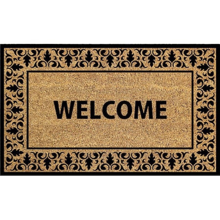 Terreno 18 x 30 in. PVC Backed Coir Mat - Natural Printed TE3491954