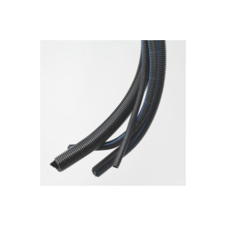 Drossbach Slit Convoluted Tube, 0.65 in, Black, Blue, 750 ft 058VPBSL0000XZS