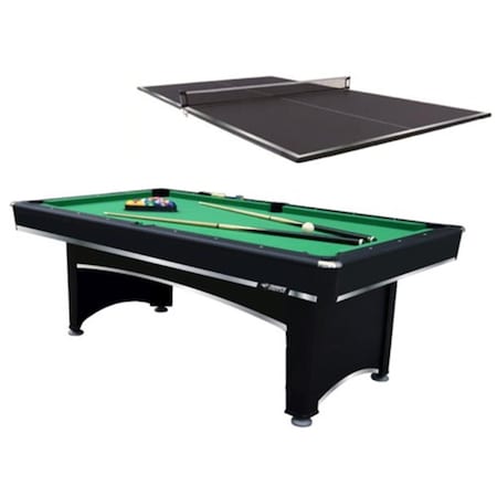 Overtime 45-6102 84 in. Arcade Billiard Table with Table Tennis Top OV7961