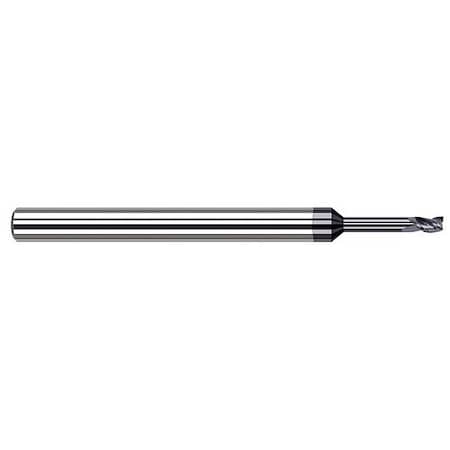 Harvey Tool Miniature End Mill-4 Flute-Square, 753620-C3, AlTiN, .020" Cutter Diameter, .030" Length of Cut 753620-C3
