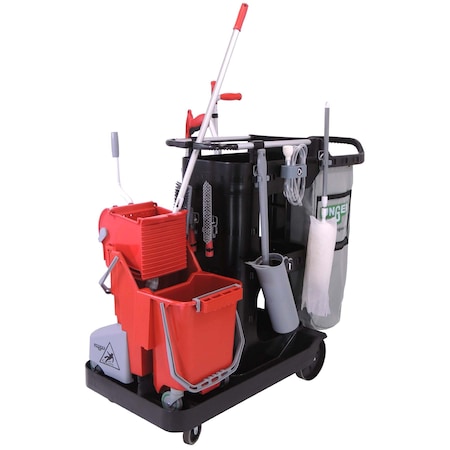 Unger Cleaning Specialist Janitorial Cart RRSPL