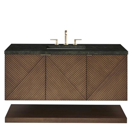 James Martin Vanities Marcello 48" Single Vanity, Chestnut, w/ 3 CM Phantome Eclos Top D200-V48-CSN-3PHT