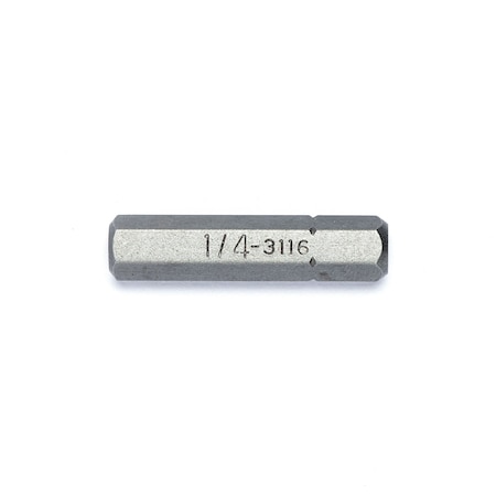 Genius Tools 273008 / 1/4in Hex Shank, 1/4in Hex Screwdriver Bit 30mmL 3116