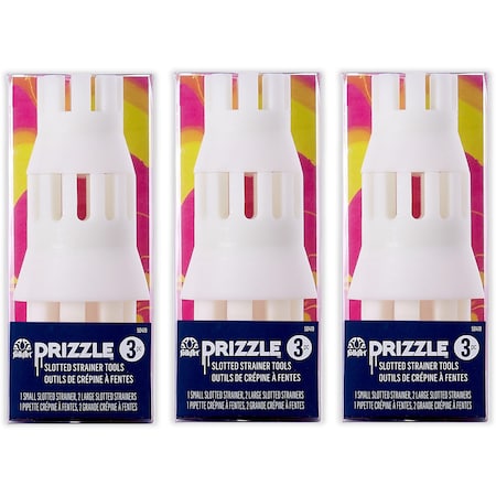 Folkart Drizzle Slot Strainer Pour Tool Set, 3-Piece Set, 3PK 50419