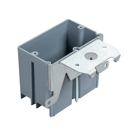 E Energetic Lighting 1-Gang 21 cu. in. Adjustable Depth Electrical switch and outlet Box New work, 60PK EPB-1G21-ADJ