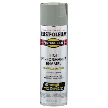 Rust-Oleum Rust Preventative Spray Paint, Stainless Steel, Gloss, Solvent, 14 Oz 7519838
