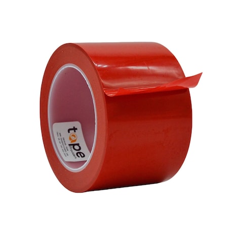 Wod Tape GHT7R Polyethylene Stucco Shrink Wrap Tape 3 in. x 60 yds. Red, 16PK WOD GHT7R-03000-16-60-RED