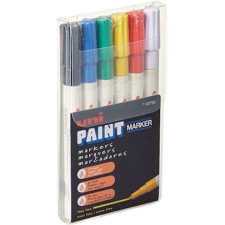 Uni-Ball MARKER;UNIPAINT;OIL;FN;6PK 63720