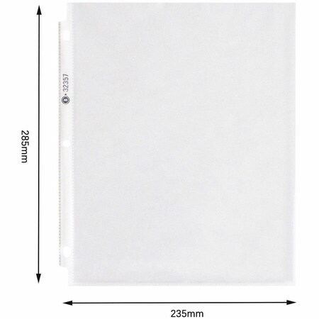 Business Source TopLoading Poly Sheet Protectors, No Color, 200PK BSN32357BX