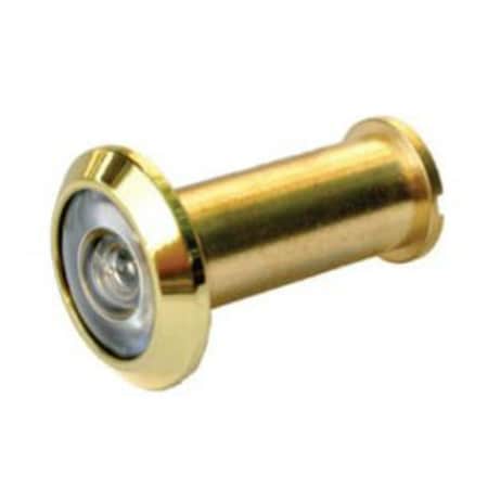 Trans Atlantic 9/16 in. 190-Degree Bright Brass Door Viewer GH-SB190-US3