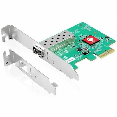 Siig SINGLE PORT 1G SFP ETHERNET NETWORK PCIE CARD - 1GBPS - TAA COMPLIANT CN-GP1411-S1