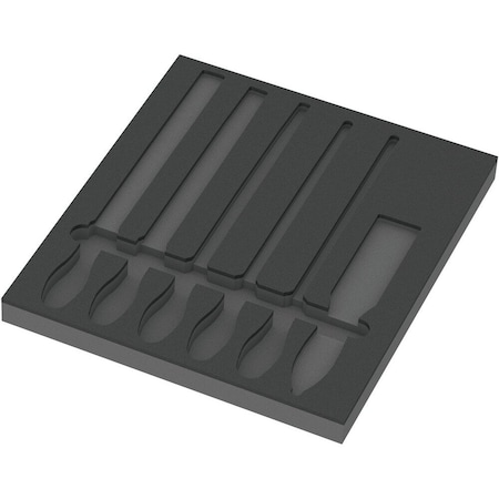 Wera 9883 Foam insert PFERD file set 1, empty, 344 x 30 x 392 mm 5137383001