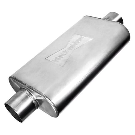 Black Widow Exhaust Race Venom Series 2.5 in. Center - Center Muffler BWEBW009-C