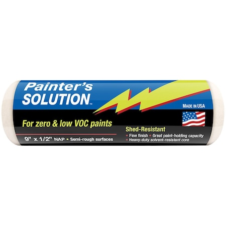 Wooster 9" Paint Roller Cover, 1/2" Nap, Woven Fabric R577-9