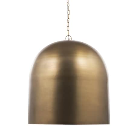 Homeroots Gold Single Metal Dimmable Ceiling Light With Gold Shades 611631