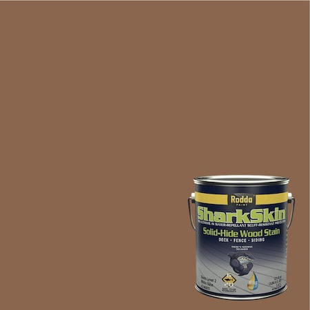 Rodda Paint SharkSkin Deck and Siding Solid Wood Stain, 1 Gallon, Maple Syrup, 4PK 4240041-4PK-EX115/Maple Syrup