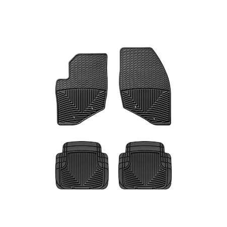 Weathertech Black, Front and Rear All Weather Floor Mats W44-W50