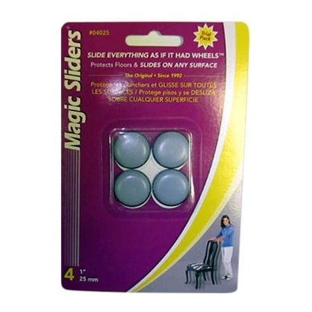 Magic Sliders Sliding Disc Rnd 1" 8Pk 08025