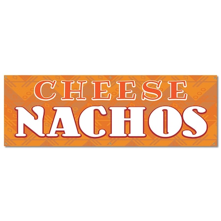 Signmission Cheese Nachos, 24 Inch, Banner B-72-30361