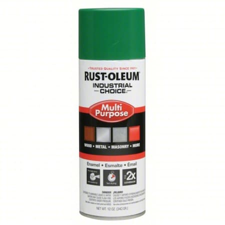 Rust-Oleum Spray Paint, Emerald Green, Gloss, Solvent, 12 oz 257401V