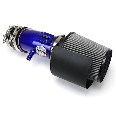 Hps Performance Air Intake Kit with Heat Shield, Blue,  827-533BL