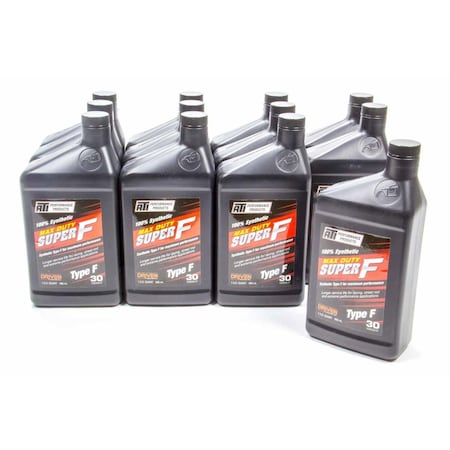 Ati Performance 100021-12 Max Duty Super F Transmission Fluid ATF Synthetic, 1 qt., 12PK ATI100021-12
