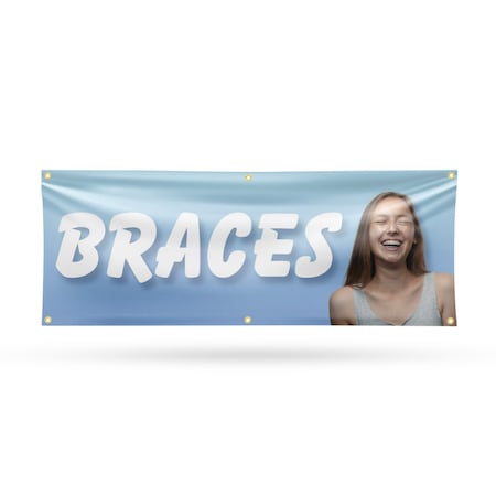 Signmission Braces, 24 Inch x 72 Inch, Vinyl Banner B-72-30493