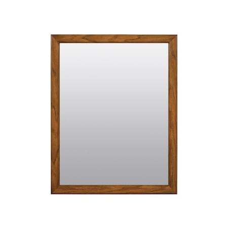 Zenna Home Bathroom Mirror 25" H X 20" W Matte Brown M2025KK