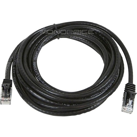 Monoprice FLEXBOOT CAT6 24AWG  CABLE_ 10FT BLACK 9811