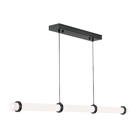 Afx Miami - LED Linear Pendant - Black MIAP0348LAJUDBK