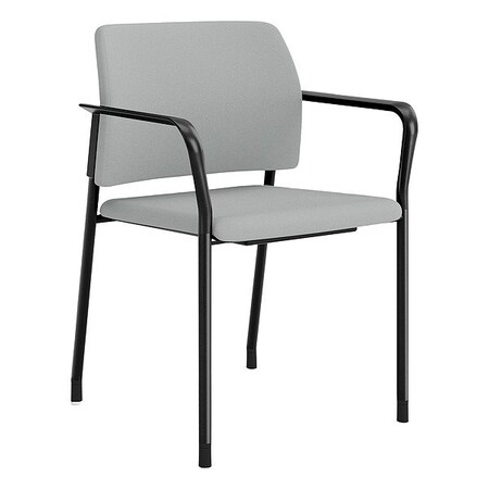 Hon Armchair, Gray Seat, Gray Back, 23 1/2 in W 22 1/4 in L 32 in H, Vinyl Seat HSGS6.F.B.SX39.CBK
